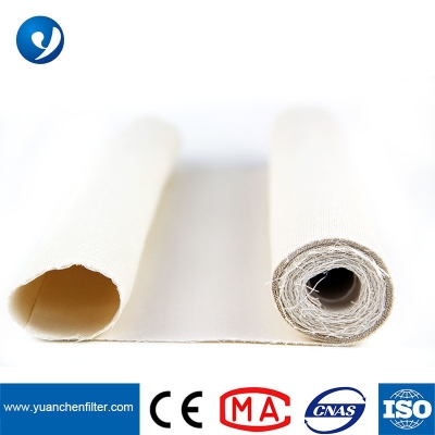 tela de filtro de fibra de vidrio recubierta de silicona resistente a altas temperaturas