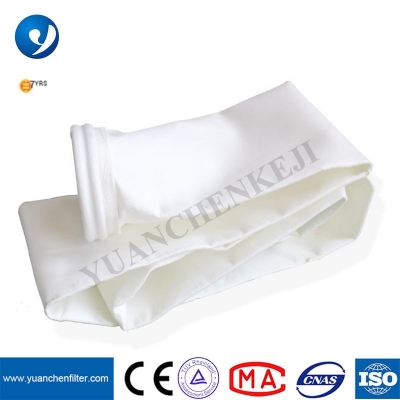 Bolsa de tela colectora de polvo industrial bolsa de filtro de eliminación de polvo de fieltro de aguja de temperatura normal