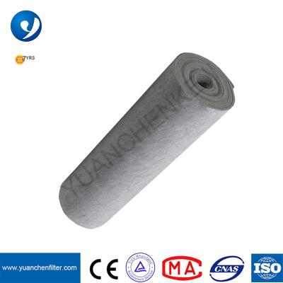 Tela filtrante no tejida industrial del polvo del aire del fieltro de la aguja para la planta de cemento