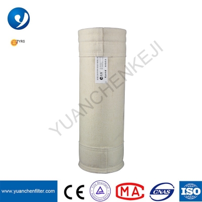 Bolsa de filtro nomex de polvo de fieltro de aguja no tejida/manga de filtro para cámara de filtros