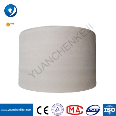 yuanchen modificó la tela filtrante para requisitos particulares del fieltro de la fibra de PTFE del tratamiento de 800gsm 900gsm PTFE