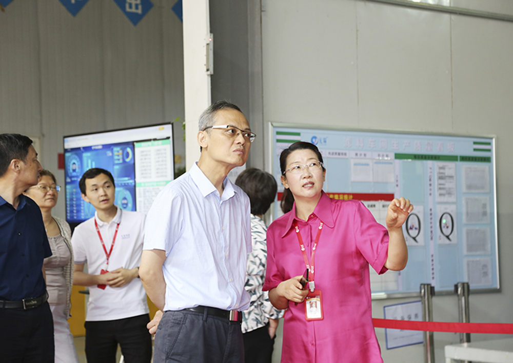 Luo Hong, subdirector del Departamento de Medio Ambiente Ecológico de la provincia de Anhui, y su grupo visitaron Yuanchen Technology para realizar investigaciones y orientarse.